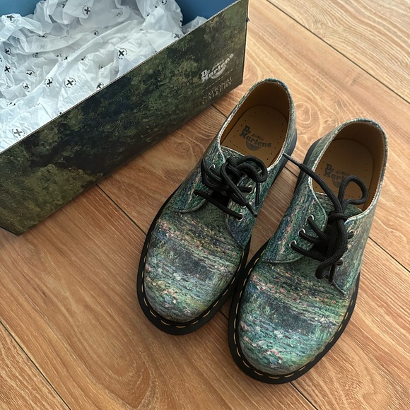 [dr martens x national gallery] NIB monet lily pond shoes - Picture 11 of 12